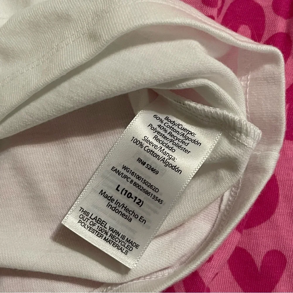 Wonder Nation white ruffle tank and Pink Dress with pockets. Size Large‎ girls